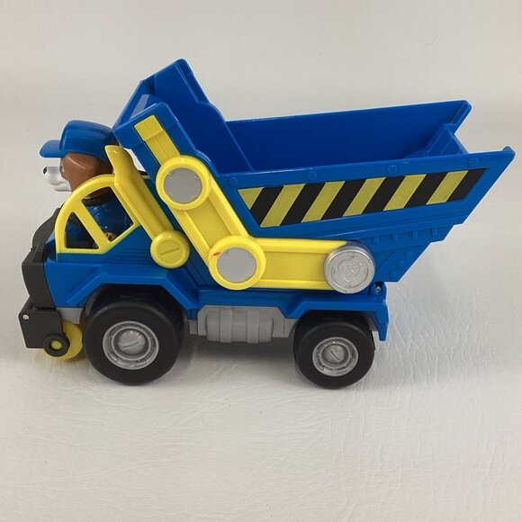Paw Patrol Rubble & Crew Wheeler Action Figure Construction Dump Truck Vehicle - Picture 4 of 8